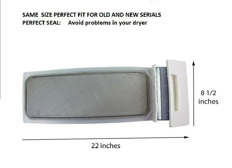 2-3 days delivery-AP6023930 Series Dryer Lint Screen Filter 22 inches- White AP