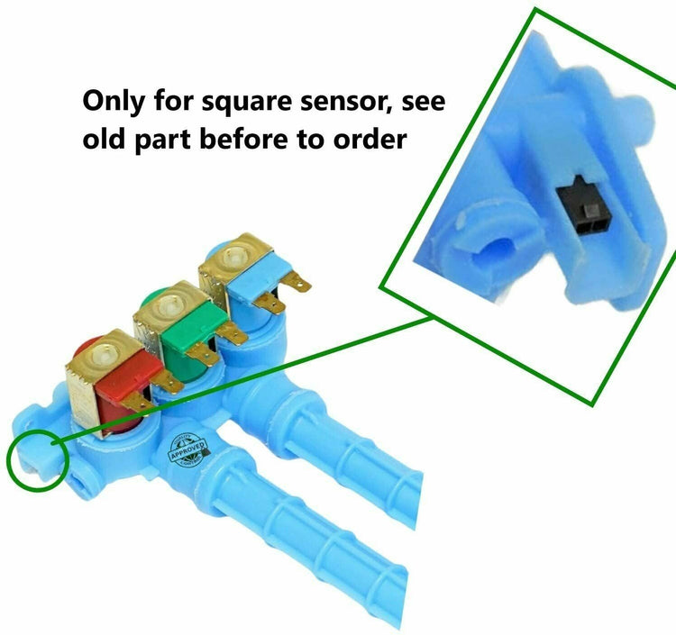 GlobPro WH13X10030 1154728 Washer Water Valve 3 coil - 9 ยพ" length Approx. Replacement for and compatible with Frigidaire Kenmore Electrolux White Westinghouse Heavy DUTY
