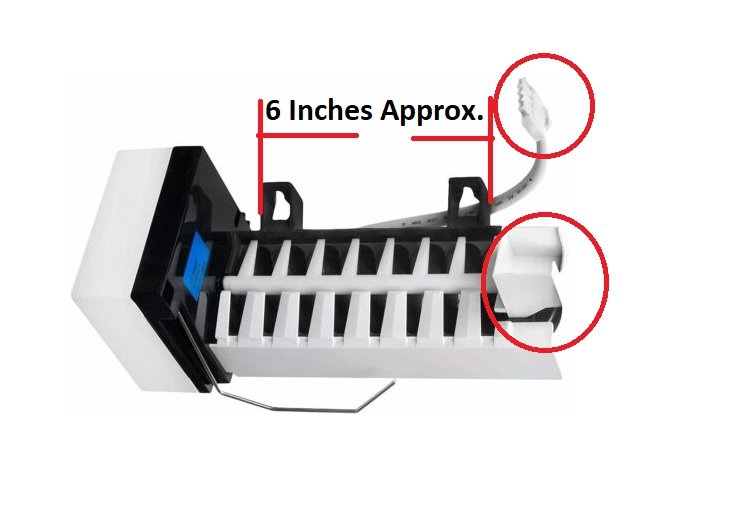 FD1101S ICE MAKER 6" Support-4 Pins -Compatible With Kenmore Frigidaire NON OEM Old # MODEL-FD1101S