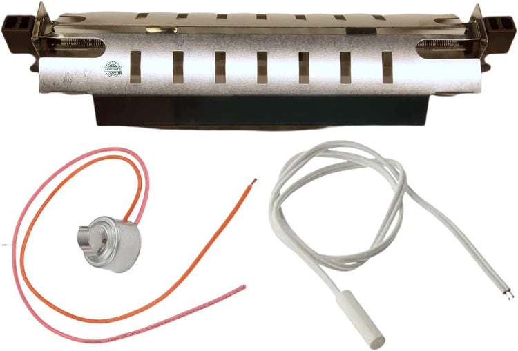 GlobPro WR51X10030 Fridge Defrost Heater Assembly 13" ยผ length Approx. Replacement for and compatible with GE Heavy DUTY