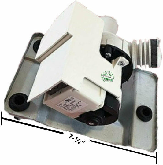 GlobPro W10175948 1455621 Washer Water Drain Pump 7-Β½" Approx. Replacement for and compatible with Whirlpool Maytag Heavy DUTY
