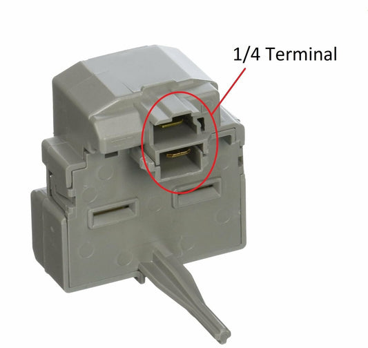 GlobPro WR08X22874 CK900368 Fits Embraco Compressor Start Relay 1/4 terminal Replacement for and compatible with GE Hotpoint Heavy DUTY