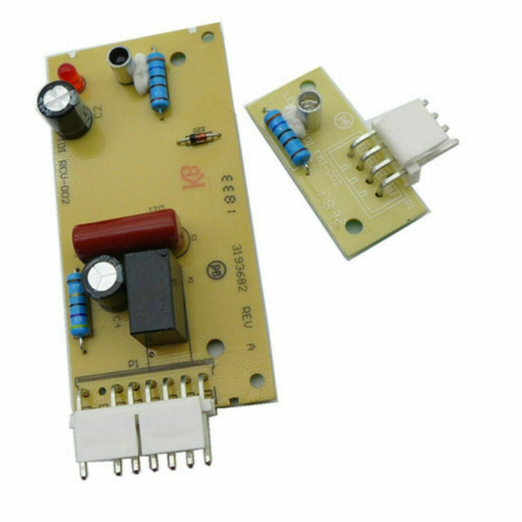 Refrigerator Ice Emitter Sensor Control Board W10193666, W10193840, W10290817