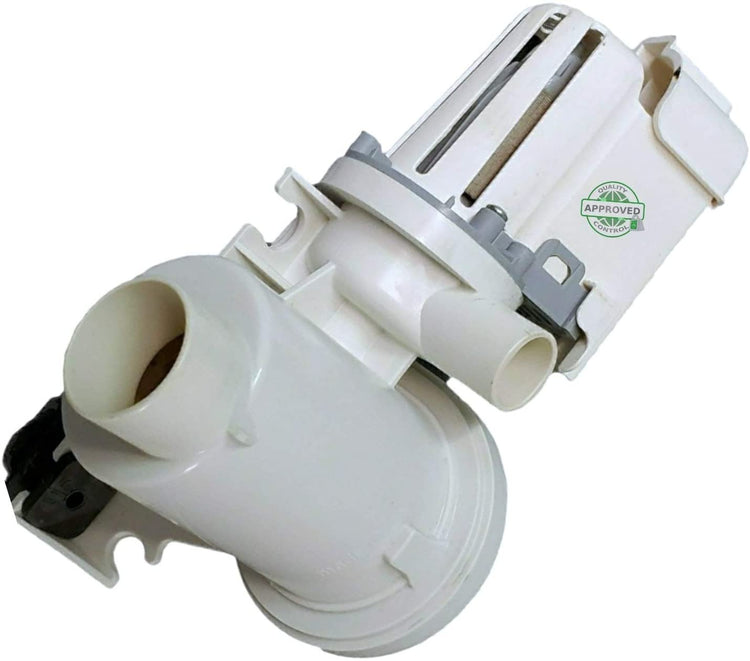 GlobPro PD00002981 PS11750897 EAP11750897 AP6017598 Front load Washer Drain Pump Fits 10" ยผ length Approx. Replacement for and compatible with Whirlpool Heavy DUTY