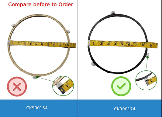 GlobPro WB06X10513 Microwave Guide Roller Assembly 8" ΒΎ Length Approx. Replacement for and Compatible with General Electric Heavy Duty
