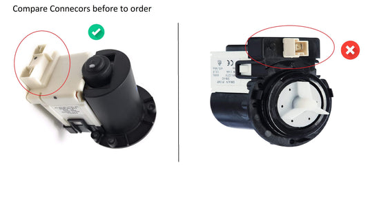 2-3 days delivery- LG tromm Washer Water Drain Pump Motor + Blades Impeller CK10023