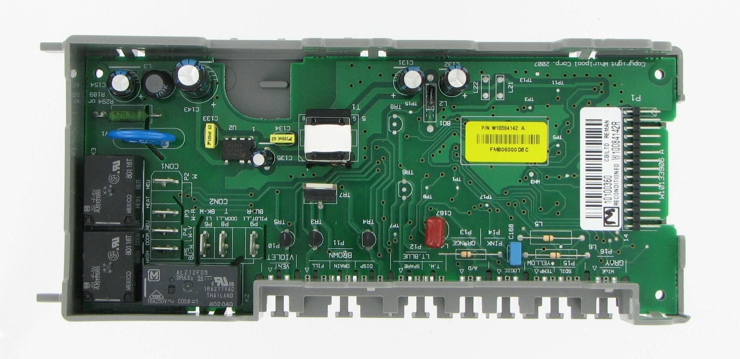 Kenmore Whirlpool Dishwasher Electronic Control Board WPW10084142