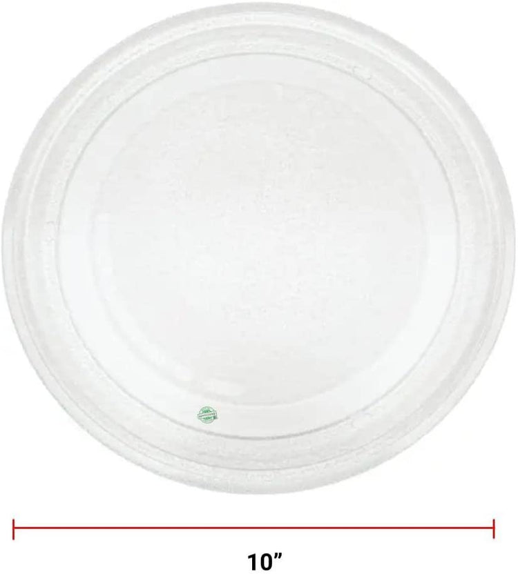 GlobPro WP8205098 Microwave Glass Cooking Tray 10" Diameter Approx. Replacement for and Compatible with Whirlpool Heavy Duty