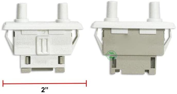 GlobPro DA34-00006C Fridge Door Switch 2" legth Approx. Replacement for and compatible with Samsung Heavy DUTY