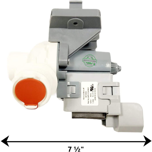 GlobPro PD00000744 AP4510671 PS2378516 EAP2378516 Washer Drain Water Pump 7 Β½" Approx. Replacement for and compatible with Kenmore Frigidaire Electrolux PD00000744 AP4510671 PS2378516 Heavy DUTY