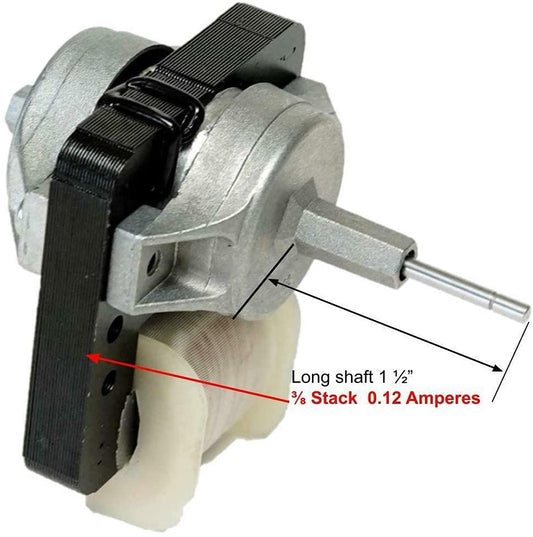 GlobPro CK900389 Refrigerator Evaporator Fan Motor PS11742486 Replacement for and compatible with KitchenAid Heavy DUTY