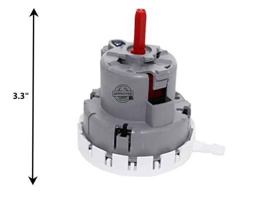W10820051 Kenmore Washer Water Level Pressure Switch Whirlpool W10339229, 3366848, 3950422,