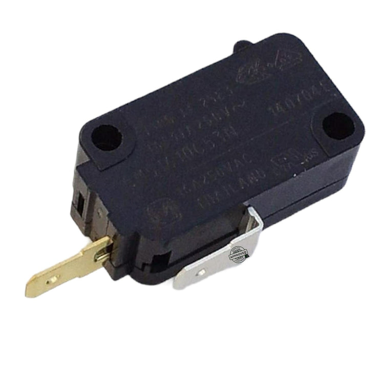 GlobPro D3V-16G-3C25 SZM-V16-FD-63 Microwave Secondary Door Switch 1" Β½ Length Approx. Replacement for and Compatible with GE Hotpoint Kenmore Heavy Duty