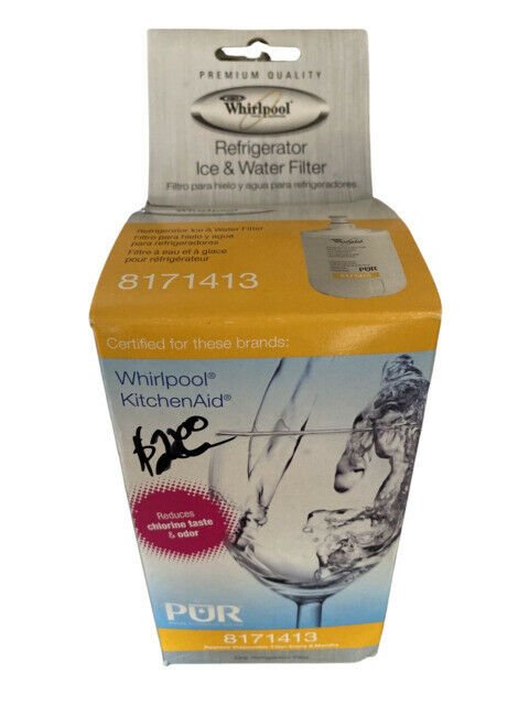 PUR Whirlpool 8171413 KitchenAid Refrigerator Water Filter Genuine, New