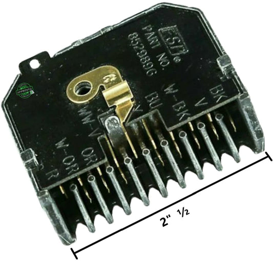 GlobPro WH12X10215 Washer Motor Switch 2" Β½ length Approx. Replacement for and compatible with General Electric Heavy DUTY