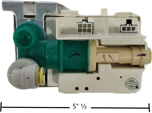 GlobPro WPW10217917 Ice Maker Water Inlet Valve 5" Β½ length Approx. Replacement for and compatible with KitchenAid Whirlpool Maytag Kenmore Heavy DUTY
