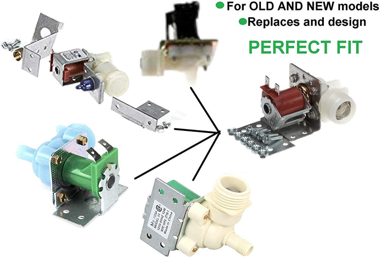 GlobPro 76013 2552A 80-40029-00 Ice maker Water Valve Replacement for and compatible with Uline 76013 2552A 80-40029-00 Heavy DUTY