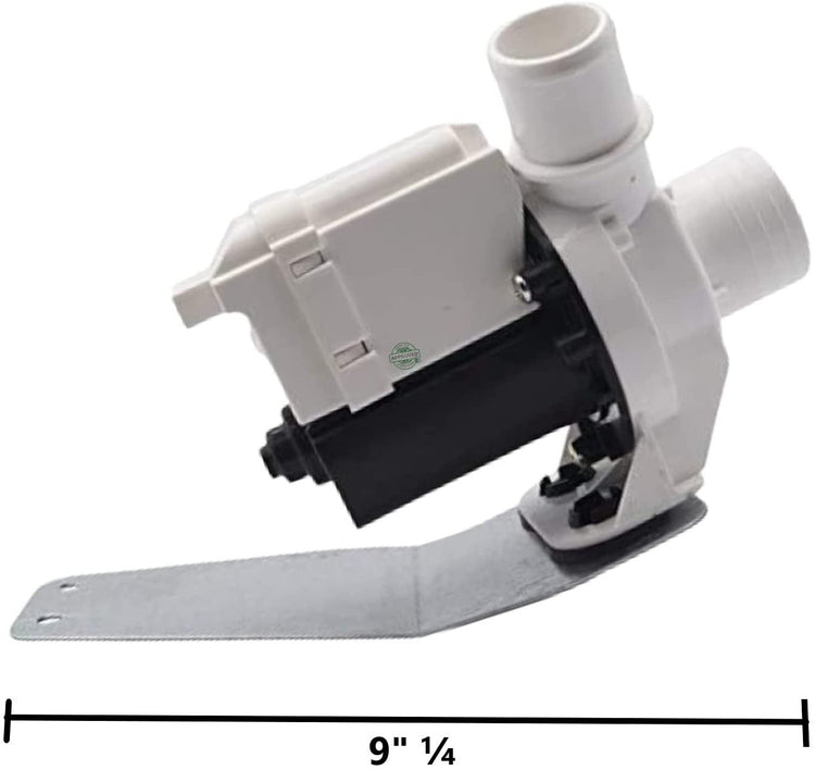 GlobPro WH23X91 WH23X92 Washer drain water pump 9" ยผ length Approx. Replacement for and compatible with GE Heavy DUTY