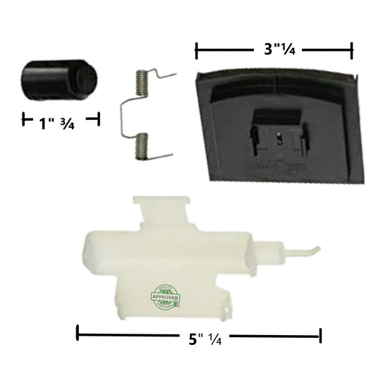 GlobPro 8201649 W10467899 W10823377VP 4388659 Frid Ice Door Dispenser Kit 3"ΒΌ x 1" ΒΎ x 5" ΒΌ Replacement for and compatible with KitchenAid Whirlpool Estate Kenmore Heavy DUTY