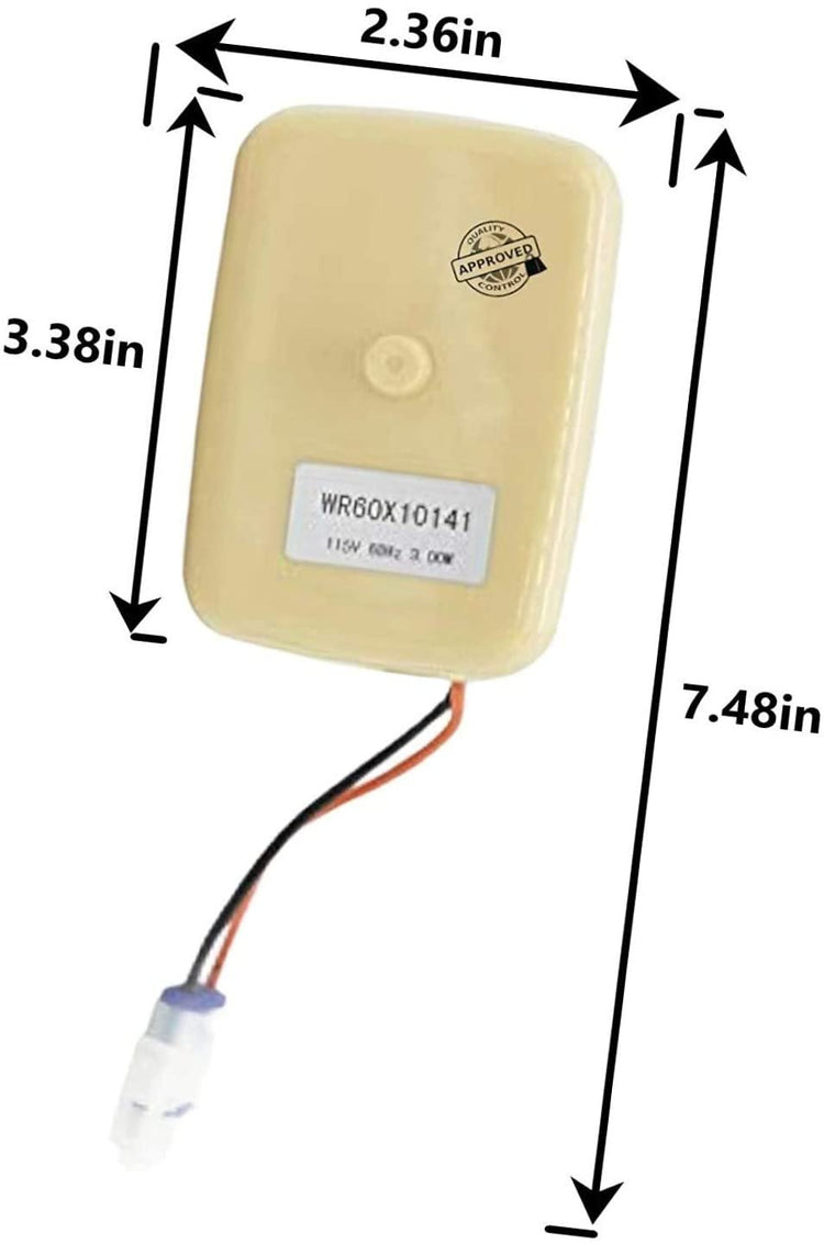 GlobPro WR60X10045 WR60X10046 WR60X10072 WR60X10138 Refrigerator Evaporator Fan Motor Noisy 7.48in large Approx. Replacement for and compatible with General Electric WR60X10045 WR60X10046 Heavy DUTY