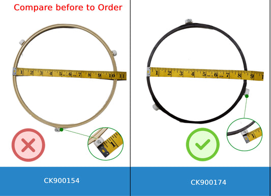 GlobPro WB06X10689 Microwave Guide Roller Assembly 8" ΒΎ Length Approx. Replacement for and Compatible with General Electric Heavy Duty