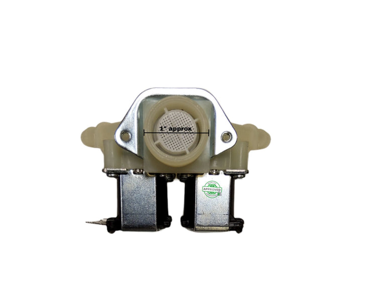 GlobPro PD00001808 AP4445613 PS3527431 EAP3527431 Washer Water Inlet Valve - inlet 1" Approx. Replacement for and compatible with LG Kenmore PD00001808 AP4445613 PS3527431 EAP3527431 Heavy DUTY