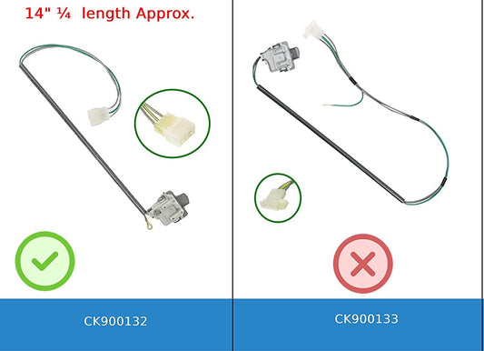 GlobPro PD00024284 PS11722098 AP5983746 EAP11722098 Washer Lid Switch Assembly 14" ΒΌ length Approx. Replacement for and compatible with Whirlpool Estate KitchenAid Kenmore/Sears Heavy DUTY