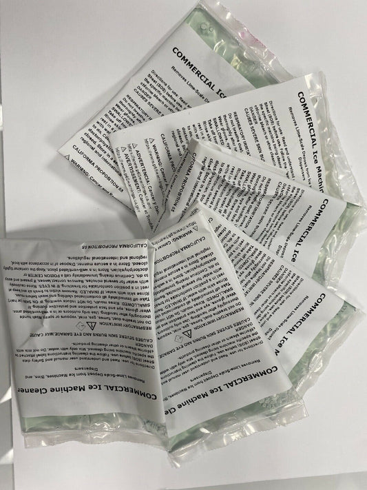 Replacement U-LINE Ice Machine Cleaner 6 Packet per BOX Fit 37050