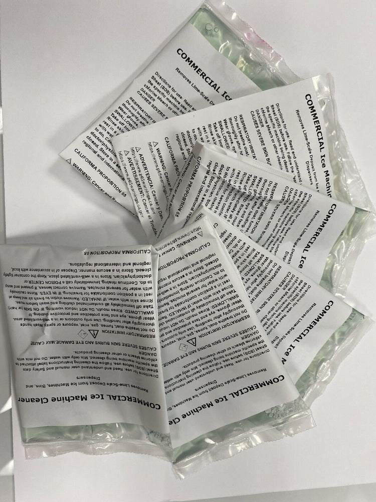 Replacement U-LINE Ice Machine Cleaner 6 Packet per BOX Fit 37050