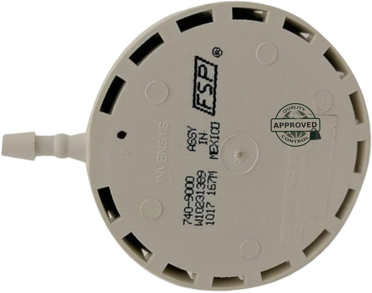 GlobPro 3366848 3950422 W10339229 4259982 Washer Water Level Pressure Switch 3" large Approx. Replacement for and compatible with Whirlpool Kenmore KitchenAid Heavy DUTY