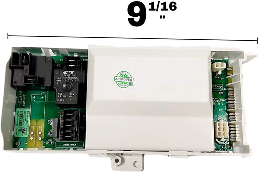 GlobPro W10111617-W10111617R-W10118244-W10118244R Main Control Board 9" length - approx. Replacement for and compatible with Whirlpool brands include Kenmore Maytag Heavy DUTY