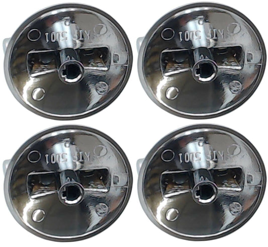 AP5668987 PS2375871 7733P410-60, Surface Burner Knobs Chrome Plated