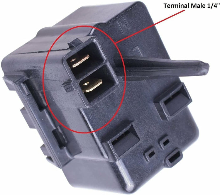 GlobPro 241527802 Fridge Relay terminal 1/4 Replacement for and compatible with LG Heavy DUTY