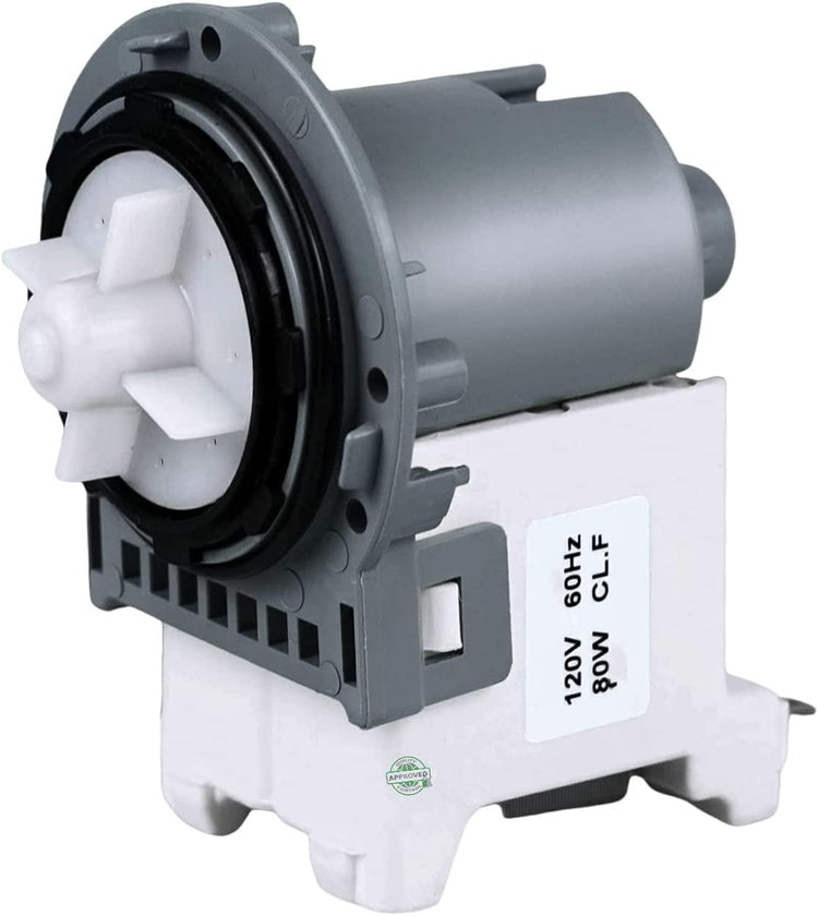 GlobPro PD00002185 2754406 AP5583541 PS4204640 Washer Drain Pump Motor 3" Β½ length Approx Replacement for and compatible with Samsung Heavy DUTY