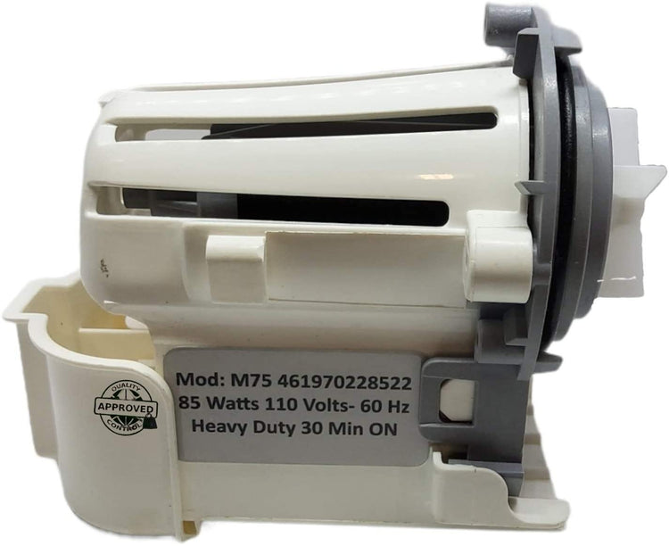 GlobPro PD00025130 AP6019462 PS11752769 EAP11752769 Washer Water Drain Pump 4 Β½" Approx. Replacement for and compatible with Maytag Whirlpool KitchenAid Heavy DUTY