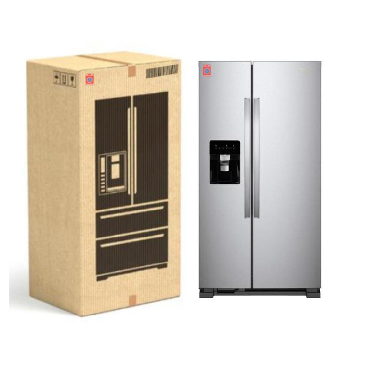 Zaskollparts 24.6 CuFt Wide Refrigerator In Stainless Steel CKD2721