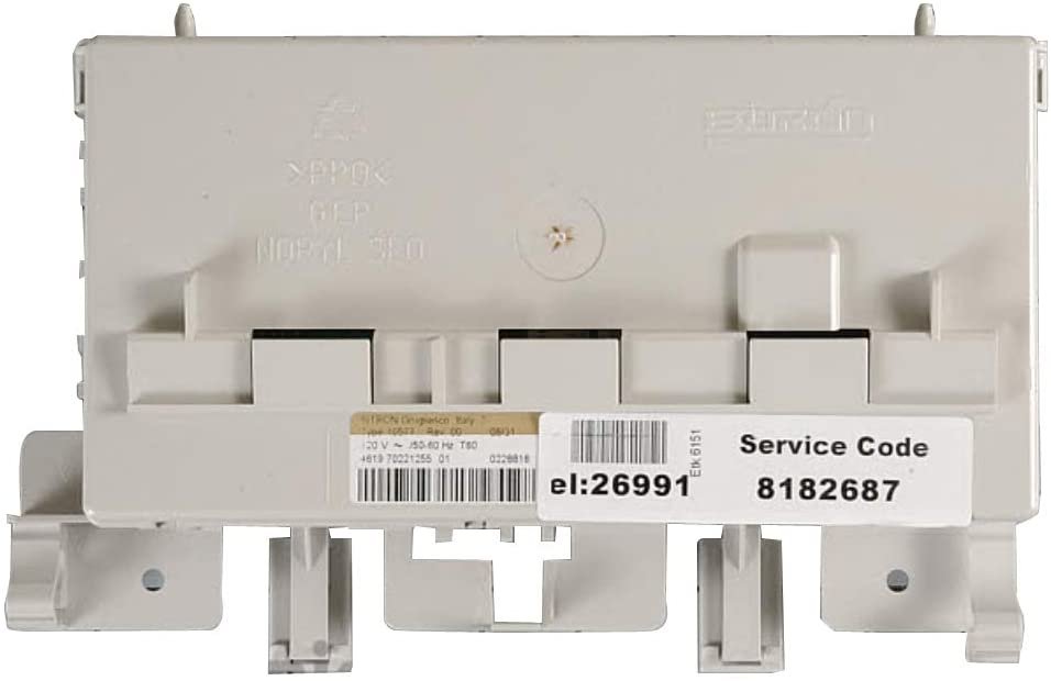 Global Solutions WP8182687 Main Control Board Washer 8182687, 8182236, 8182237, 8182237R, 8182686, 8182687R, PS11745022