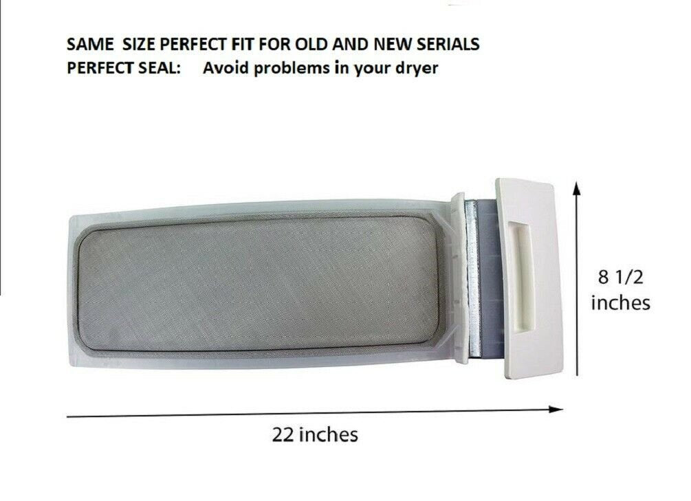 2-3 days delivery-AP6023930 Series Dryer Lint Screen Filter 22 inches- White AP