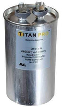 Motor Run Capacitor, 50 MFD, 5-1/4 In. H