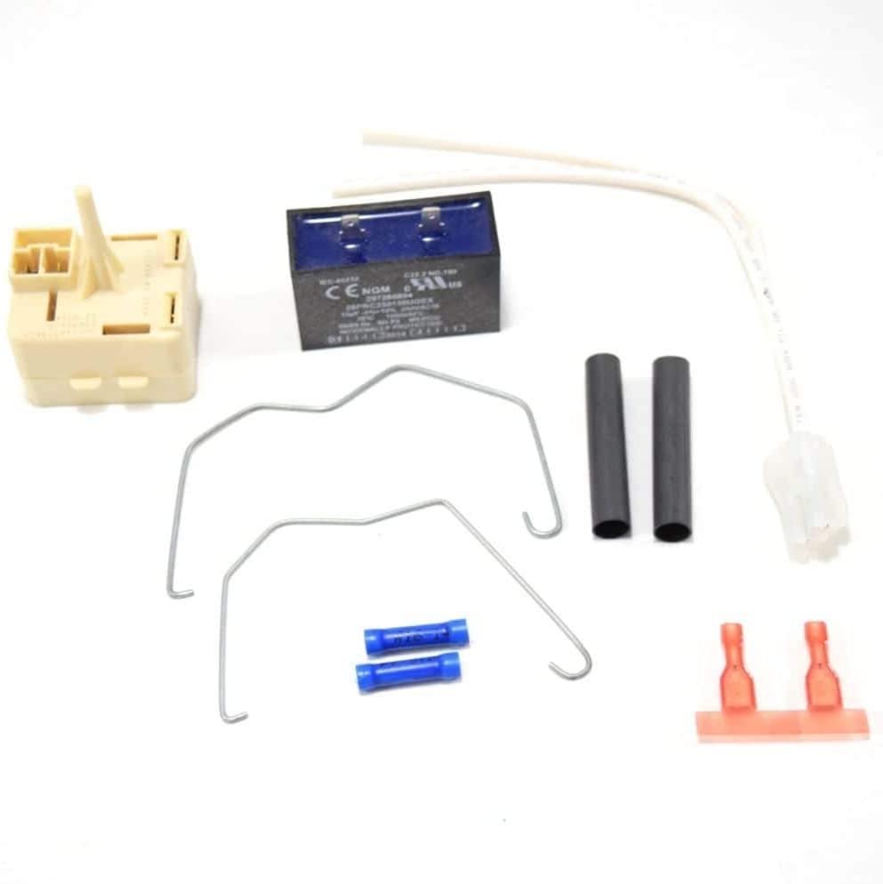 Global Products Refrigerator Start Relay & Plug Kit Compatible with Frigidaire PS8689662