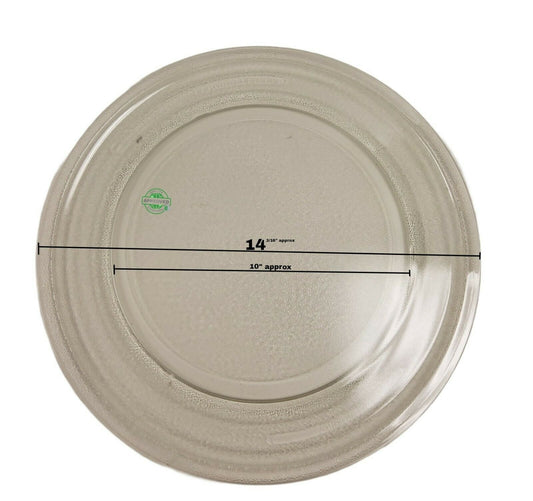 GE WB49X10136 Microwave Tray Glass Plate WB49X10136 14.3/16 "