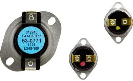 Global Solutions Dryer Thermal Fuse and Thermostat Kit Compatible Admiral AP4242472 PD00002446 EAP2162282 PS2162282