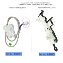 Global Solutions Washer Door Lock Switch Compatible With Samsung PS12072637 D...