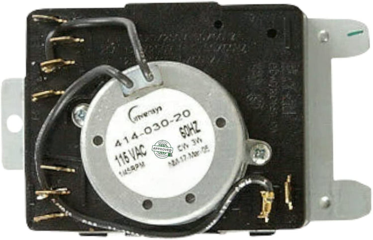 GlobPro WE04X0791 175D1445G004 1231 WE04X0791 Dryer Timer Control 9 terminal Replacement for and compatible with General Electric Heavy DUTY