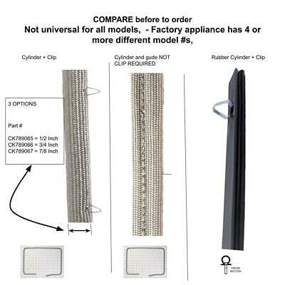 GlobPro 318053135 318053125 1484494 Microwave Oven Door Gasket 76" Length Approx. Replacement for and Compatible with Frigidaire Kenmore 318053135 318053125 1484494 Heavy Duty