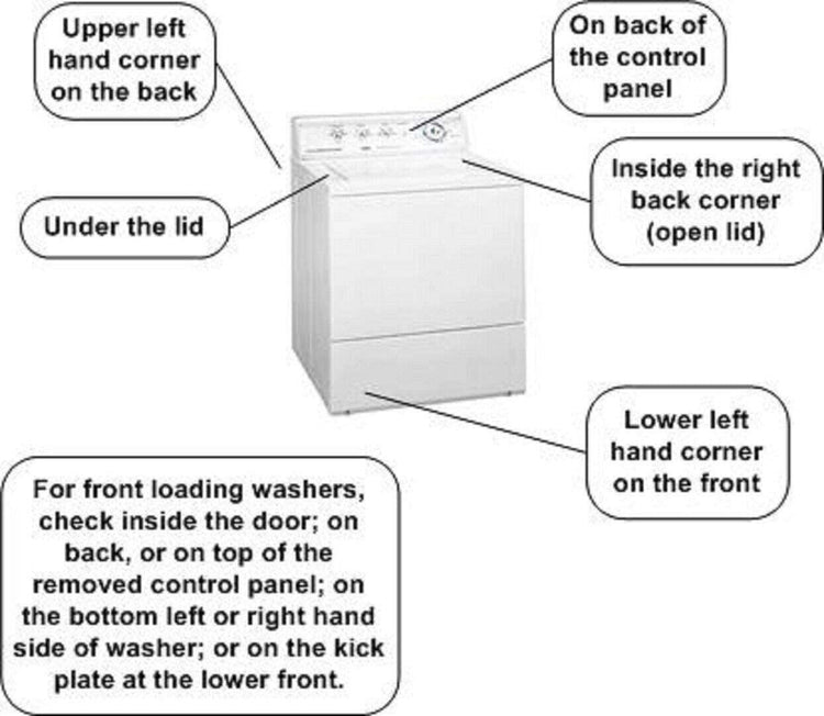 ReplacementParts - Washer Timer Knob White 3956905, 3956906