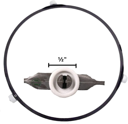 GlobPro DE92-90189S AP4236921 DE92-90189V DE97-00222A Turntable Roller Ring 8" ¾, 8.75 inches Diameter Approx. Replacement for and Compatible with Samsung Heavy Duty