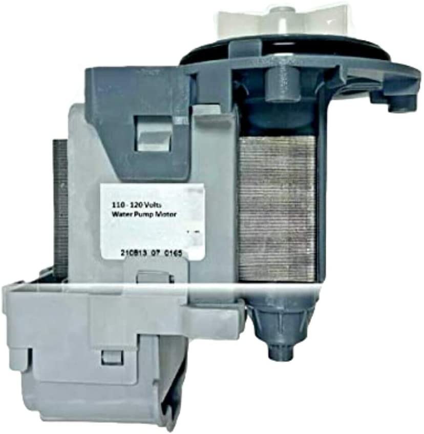 GlobPro WPW10605427 Water Drain Pump Washer 9" length Approx. Only Motor Replacement for and compatible with Whirlpool brands include Maytag WPW10605427 Heavy DUTY