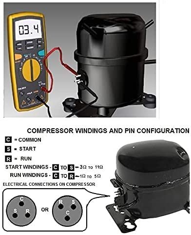 GlobPro 51360411 Fridge Relay terminal 1/4 Replacement for and compatible with LG Heavy DUTY