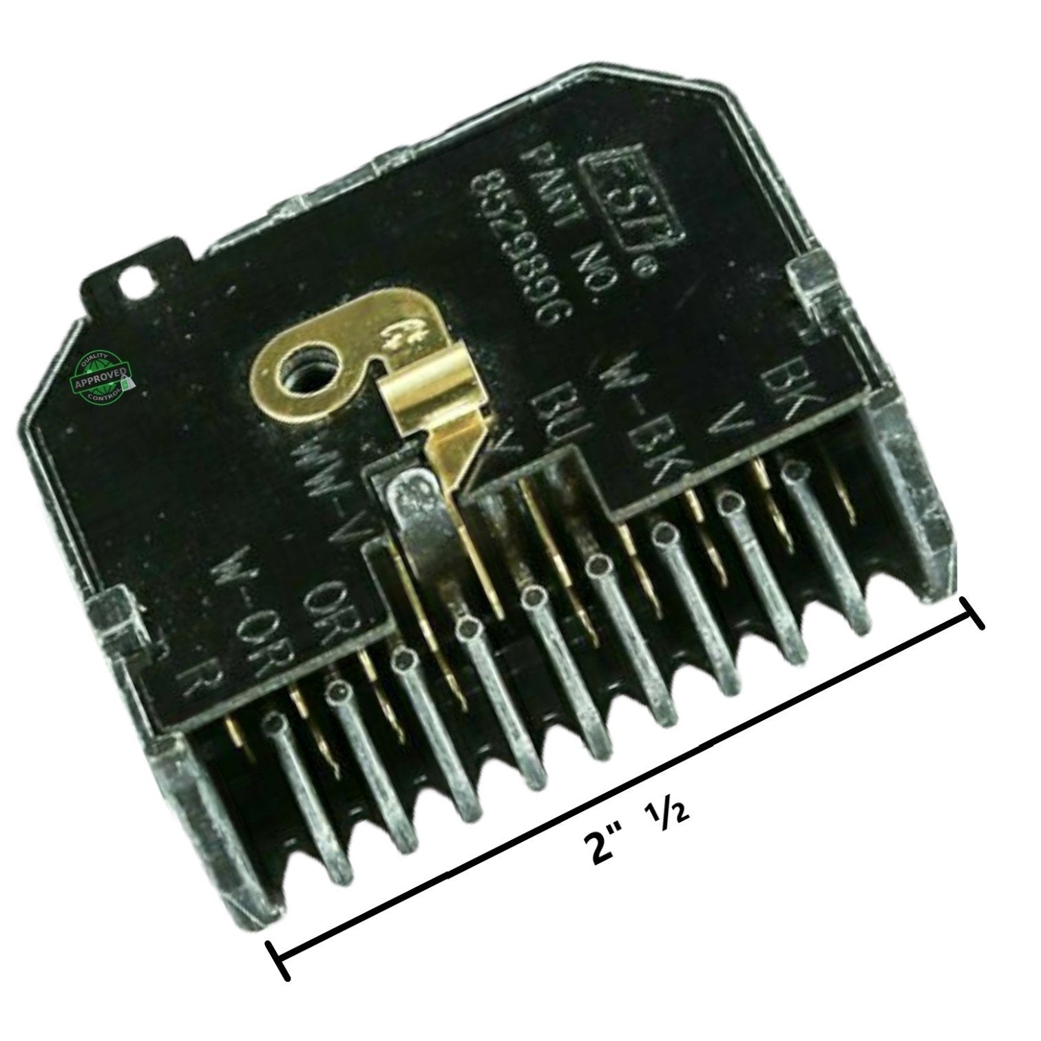 GlobPro 947886 Washer Motor Switch 2" Β½ length Approx. Replacement for and compatible with General Electric Heavy DUTY